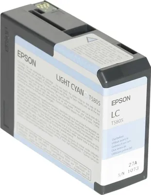 Zdjęcie produktu dla Epson T5805 - 80 ml - jasny cyjan - oryginalny - wkład atramentowy