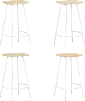Immagine prodotto di Maison Exclusive - Set di 4 sgabelli da bar in legno massello di mango