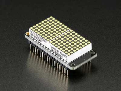 Produktbild von Adafruit 0.8 8x16 LED Matrix FeatherWing Display Kit - Weiß