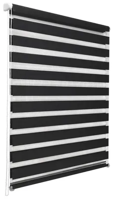 Produktbild von Sol Royal Doppelrollo SolDecor DL2, 40x150cm, Schwarz – Klemmfix ohne Bohren
