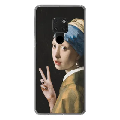 Produktbild von MuchoWow® Handyhülle Schutzhülle Hülle für Huawei P40 Lite Malerei - Vermeer - Alte Meister Silikon Softcase Handy Hülle - Handy