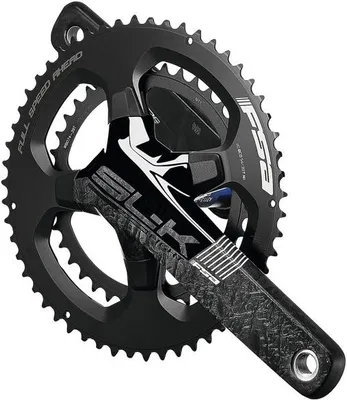 Produktbild von FSA Kurbelgarnitur SL-K Light 50-34 Z. 175 mm schwarz