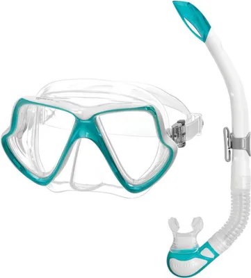 Immagine prodotto di Mares Wahoo Combo - set di boccagli per adulti, colore:turchese
