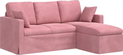 Immagine prodotto di vidaXL Divano Rosa 178 x 134 x 80 cm in tessuto