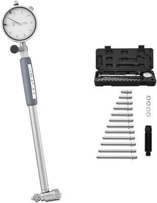Obrázok produktu pre Presné meracie zariadenie na meranie priemerov otvorov, s presnosťou 0,03 mm, pre otvory s priemerom 50,8 – 152,4 mm, vrátane meracej tyče, puzdra a príslušenstva pre priemyselné použitie