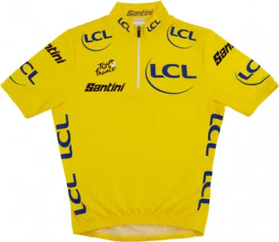 Produktbild von Santini Tour De France Gpm Leader Kurzarm-radtrikot Gelb 9 Years Gelb 9 Years