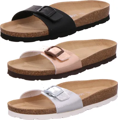 Produktbild von Rohde Alba 5584 Damen Pantoletten Clogs Weite G , Größe:43 EU, Farbe:Schwarz