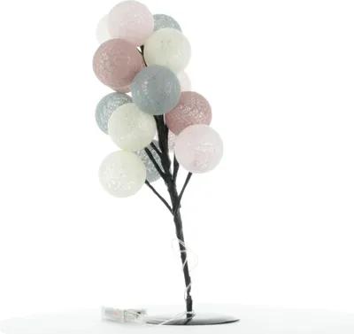 Produktbild von Noor Living Eco 15er LED Deko-Bäumchen warmweißes Licht 46 cm lila