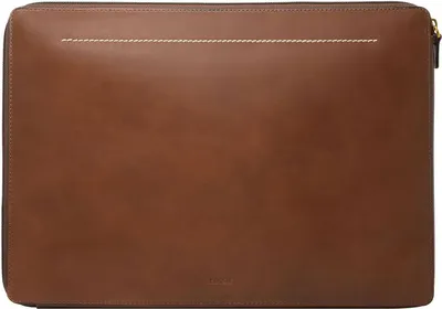 Produktbild von FOSSIL Leder Laptop Sleeve mit Laptopfach Westover Laptop Case Medium Brown braun