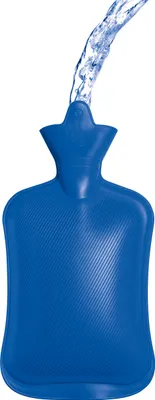 Produktbild von Wärmflasche 2 Liter Blau 31,5x18,5cm