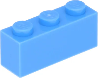 Zdjęcie produktu dla Lego® 1 sztuka 3622 Brick 1x3 Part Basic Bricks 1 Medium Blue