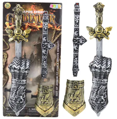 Image de Ensemble de chevalier Gladiator : épée, ceinture et protections