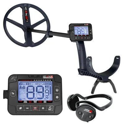Produktbild von XP Icon X WSA ST Metalldetektor, 28cm Suchspule, WSA ST Kopfhörer, kabellos, FMF Multifrequenz (ICONX-28FMFRCWSAST)