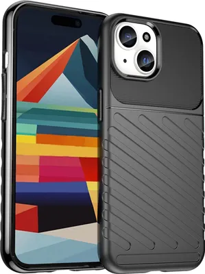 Produktbild von Handyhülle für Apple iPhone 15 Hülle Thunder Case TPU rutschfeste Schutzhülle