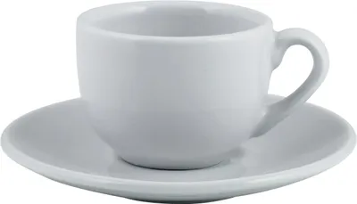 Produktbild von H&H Gabrielle Kaffeetassen mit Untertasse aus Keramik, 6 Stück, cc100