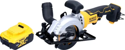 Produktbild von DeWalt DCS 571 N Akku Handkreissäge 18 V 115 mm Brushless + 1x Akku 5,0 Ah - ohne Ladegerät
