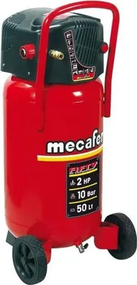 Image de Compresseur d'air vertical MECAFER FIFTY, 50L, 1500W, 10 bars, 2 CV sans huile