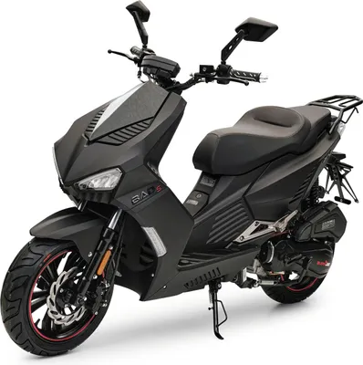 Produktbild von Motorroller 125 ccm Burnout BAD s Mattschwarz