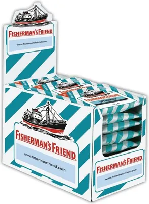 Produktbild von Fisherman's Friend Spearmint ohne Zucker 24x25g