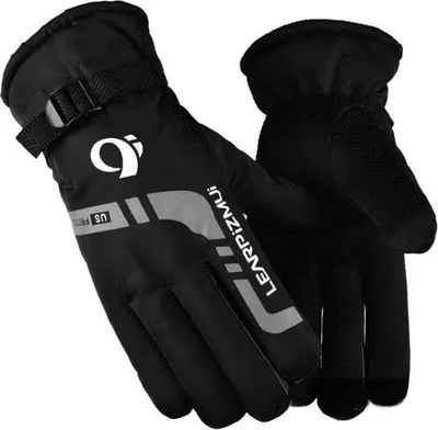 Produktbild von INF Winter Thermo Wasserdicht Winddicht Fahrradhandschuhe für Motorrad & E-Bike Grau
