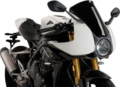 Immagine prodotto di Cupolino PUIG r-racer nero per Triumph speed triple rr