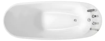 Produktbild von NATALIA freistehende Badewanne - einzeln - 220 l - 150 × 75 × 70 cm (L × B × H) - weiß