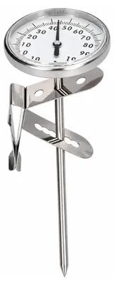 Küchenthermometer aus Edelstahl, 1 Stück, für Kochen und Milch