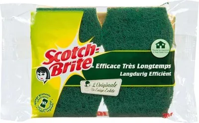 Image de Tampon S/éponge Scotch-brite Verte X2 - Scotch-brite