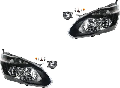 Immagine prodotto di Johns, set di fari alogeni adatto per Ford Transit Custom 12-17 H7 H15 +fog+L. 8200074008 6202E1 00006202E1 6710027 0000620639 620639 0000620