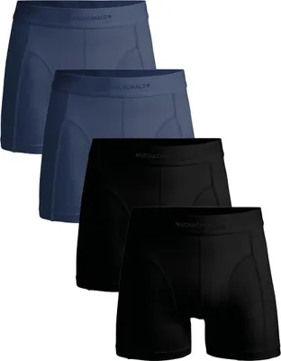 Produktbild von Muchachomalo Herren Boxershorts – 4er Pack – Baumwolle Stretch – Bequeme Unterwäsche – Größe XL - U-PIMA1010-10