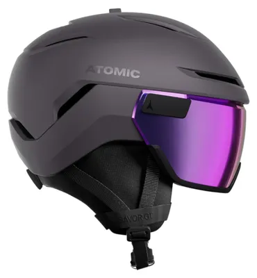 Imagen del producto de Casco de esquí estéreo ATOMIC Savor GT, color violeta, talla 55-59 cm