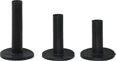Produktbild von INF Gummi-Golf-Tees für Driving Range, 3 Größen, 58/68/85 mm, 3er-Pack Schwarz