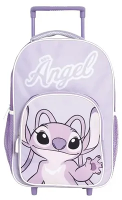 Immagine prodotto di Zaino Arditex Disney Angel Fold, 24x36x12 cm, 10 litri, con ruote, colore lilla, per bambini, taglia unica