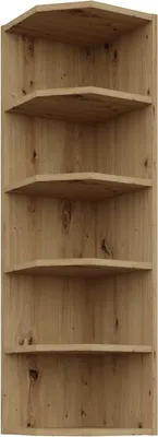 Obrázok produktu pre Vysoká horná rohová skrinka LUNARA - šírka 30 cm, dub artisan