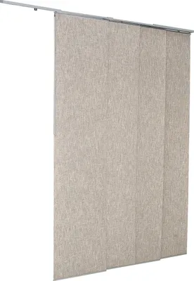 Immagine prodotto di SucceBuy Tende a pannello Tende scorrevoli 4 pannelli per porte scorrevoli Marrone