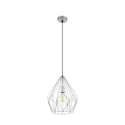 Produktbild von EGLO Carlton, Flexible Halterung, Silber, Silber, Stahl, II, 1 Glühbirne(n)