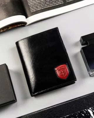 Obrázek produktu pro Peterson pánská kožená peněženka RFID černá velká 13x11 cm