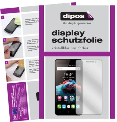 Produktbild von 2x Schutzfolie für DENVER SDQ-52001 klar Displayschutzfolie Folie Display Schutz