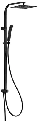 Image de Essekadra colonne de douche sans mitigeur noire Essebagno