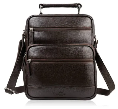 Produktbild von Herren Umhängetasche aus braunem Leder Paolo Peruzzi T-127-BR