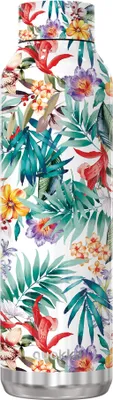 Image de Quokka thermos Solid Orchid Garden acier inoxydable 630 ml blanc/vert