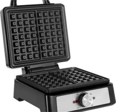 Obrázek produktu pro Teesa Wafelijzer zeer compact model 1600 Watt, 2 vafle/vaflí, Obdélníkový, Černá, Nerezová ocel, Hliník, Nerezová ocel, 0,75 m, 1600 W