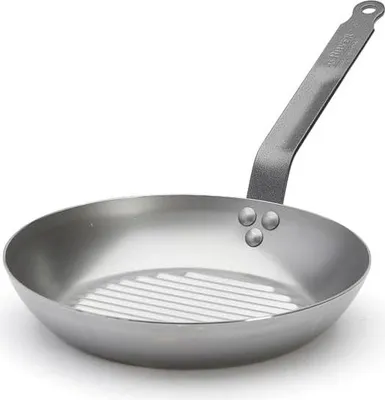 Zdjęcie produktu dla De Buyer 5530.26 - Okrągła patelnia grillowa z żelaza
