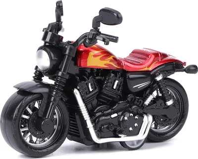 Zdjęcie produktu dla Zabawka motocyklowa ze stopu aluminium Model wysokiej symulacji Zabawka pojazdu dla dzieci (czerwony)