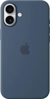 Produktbild von Apple iPhone 16 Hülle - Silikon - Soft Case, Backcover - Blau