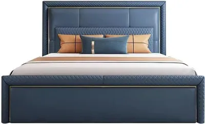 Obrázok produktu pre Moderná posteľ Dizajnové postele Čalúnený rám postele v spálni 180x200cm