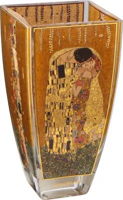 Zdjęcie produktu dla Goebel Gustav Klimt - Der Kuss (Vase, Glas)