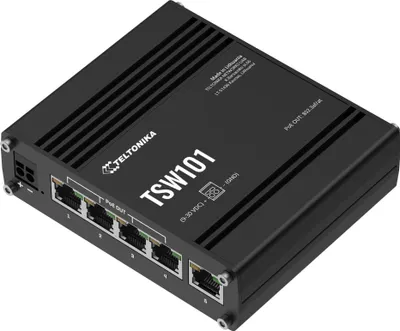 Zdjęcie produktu dla Teltonika TSW101 Gigabit Ethernet (10/100/1000) Power over Ethernet (PoE) metaliczny