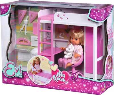 Obrázok produktu pre Bábika Evička s izbou