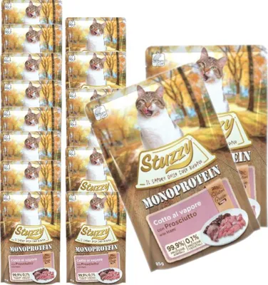Produktbild von STUZZY Monoprotein Ham - nassfutter für Katzen – 85 g